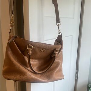 Tory Burch Tan Leather Shoulder Bag